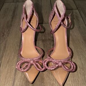 INC Pink Rhinstone Strappy Women's Heels